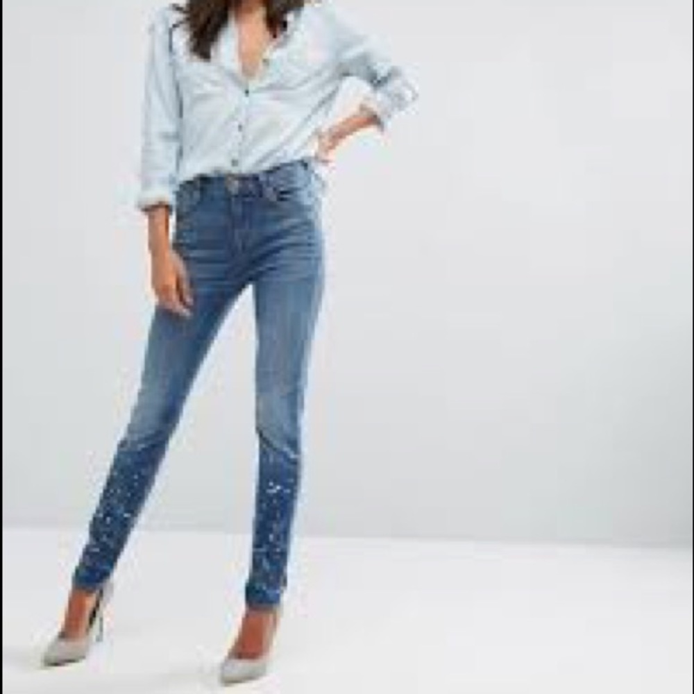 J Brand Maria High Rise Skinny Jeans